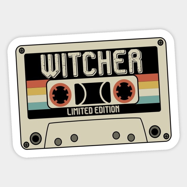 Witcher - Limited Edition - Vintage Style Sticker by Debbie Art